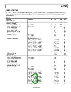 浏览型号ADL5513ACPZ-R2的Datasheet PDF文件第3页