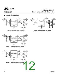 浏览型号AME5248A的Datasheet PDF文件第12页