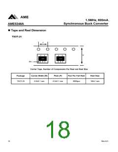 浏览型号AME5248A的Datasheet PDF文件第18页
