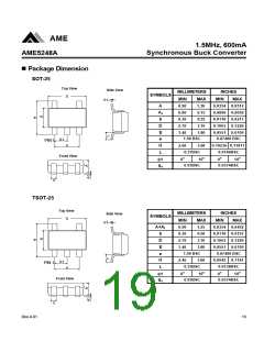 浏览型号AME5248A的Datasheet PDF文件第19页