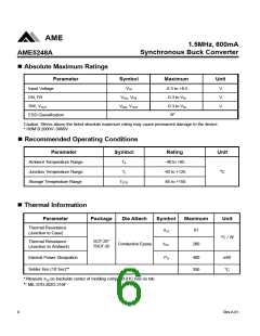 浏览型号AME5248A的Datasheet PDF文件第6页