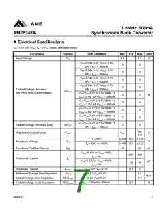 浏览型号AME5248A的Datasheet PDF文件第7页