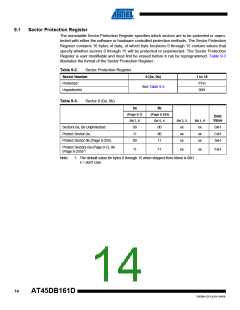 浏览型号AT45DB161D-TU的Datasheet PDF文件第14页