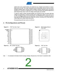 浏览型号AT45DB161D_09的Datasheet PDF文件第2页