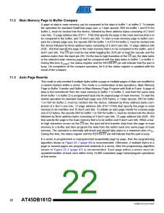 浏览型号AT45DB161D_09的Datasheet PDF文件第22页
