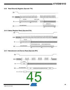 浏览型号AT45DB161D_09的Datasheet PDF文件第45页
