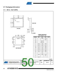 浏览型号AT45DB161D_09的Datasheet PDF文件第50页