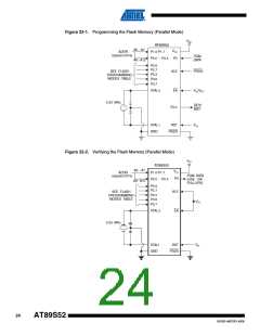 浏览型号AT89S52-33AU的Datasheet PDF文件第24页