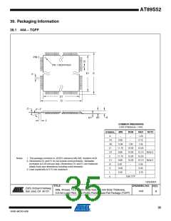 浏览型号AT89S52-33AU的Datasheet PDF文件第35页