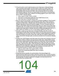浏览型号ATMEGA64A-AU的Datasheet PDF文件第104页