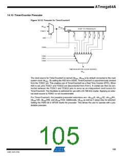 浏览型号ATMEGA64A-AU的Datasheet PDF文件第105页
