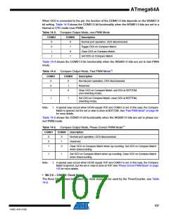 浏览型号ATMEGA64A-AU的Datasheet PDF文件第107页