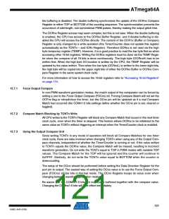 浏览型号ATMEGA64A-AU的Datasheet PDF文件第121页