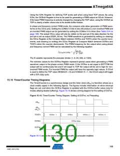 浏览型号ATMEGA64A-AU的Datasheet PDF文件第130页