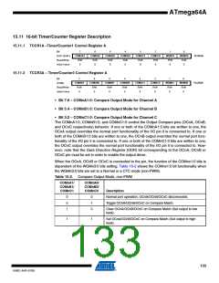 浏览型号ATMEGA64A-AU的Datasheet PDF文件第133页
