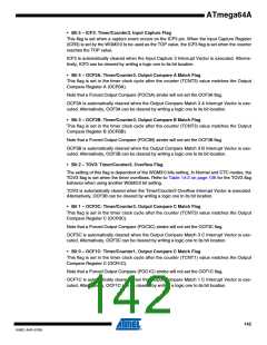 浏览型号ATMEGA64A-AU的Datasheet PDF文件第142页