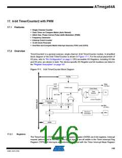 浏览型号ATMEGA64A-AU的Datasheet PDF文件第146页