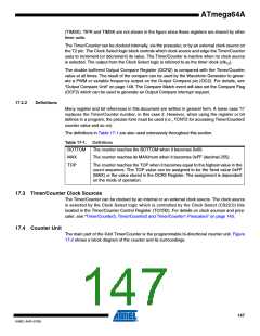 浏览型号ATMEGA64A-AU的Datasheet PDF文件第147页