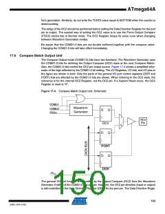 浏览型号ATMEGA64A-AU的Datasheet PDF文件第150页