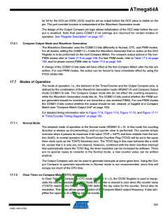 浏览型号ATMEGA64A-AU的Datasheet PDF文件第151页