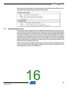 浏览型号ATMEGA64A-AU的Datasheet PDF文件第16页