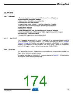 浏览型号ATMEGA64A-AU的Datasheet PDF文件第174页