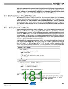 浏览型号ATMEGA64A-AU的Datasheet PDF文件第181页