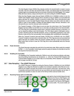 浏览型号ATMEGA64A-AU的Datasheet PDF文件第183页