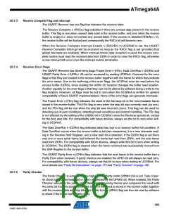 浏览型号ATMEGA64A-AU的Datasheet PDF文件第186页