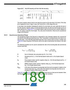 浏览型号ATMEGA64A-AU的Datasheet PDF文件第189页