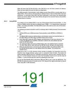 浏览型号ATMEGA64A-AU的Datasheet PDF文件第191页