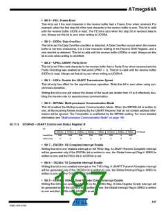 浏览型号ATMEGA64A-AU的Datasheet PDF文件第197页
