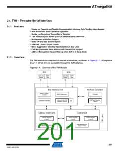 浏览型号ATMEGA64A-AU的Datasheet PDF文件第201页