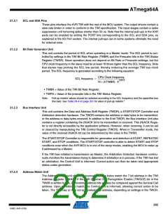 浏览型号ATMEGA64A-AU的Datasheet PDF文件第202页