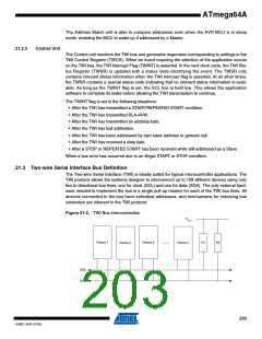 浏览型号ATMEGA64A-AU的Datasheet PDF文件第203页