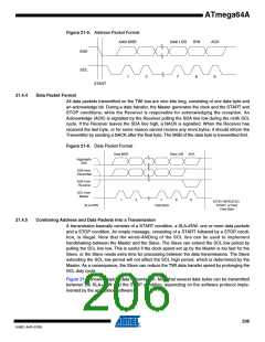 浏览型号ATMEGA64A-AU的Datasheet PDF文件第206页