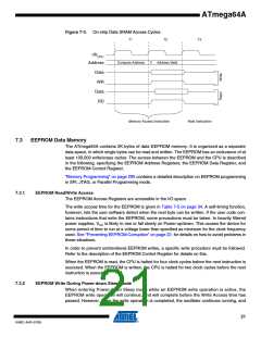 浏览型号ATMEGA64A-AU的Datasheet PDF文件第21页