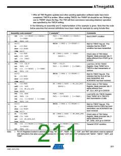 浏览型号ATMEGA64A-AU的Datasheet PDF文件第211页