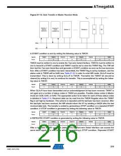 浏览型号ATMEGA64A-AU的Datasheet PDF文件第216页