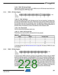 浏览型号ATMEGA64A-AU的Datasheet PDF文件第228页