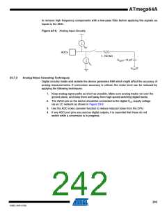 浏览型号ATMEGA64A-AU的Datasheet PDF文件第242页