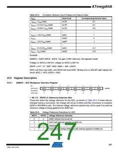 浏览型号ATMEGA64A-AU的Datasheet PDF文件第247页