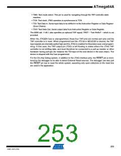 浏览型号ATMEGA64A-AU的Datasheet PDF文件第253页