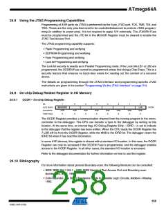 浏览型号ATMEGA64A-AU的Datasheet PDF文件第258页