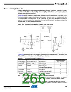 浏览型号ATMEGA64A-AU的Datasheet PDF文件第266页