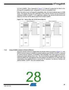 浏览型号ATMEGA64A-AU的Datasheet PDF文件第28页