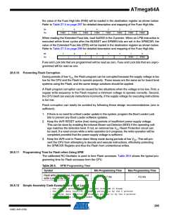 浏览型号ATMEGA64A-AU的Datasheet PDF文件第290页