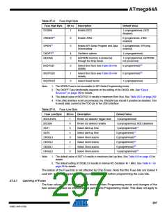 浏览型号ATMEGA64A-AU的Datasheet PDF文件第297页