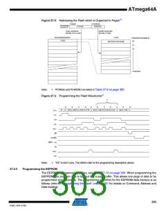 浏览型号ATMEGA64A-AU的Datasheet PDF文件第303页
