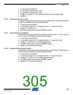 浏览型号ATMEGA64A-AU的Datasheet PDF文件第305页